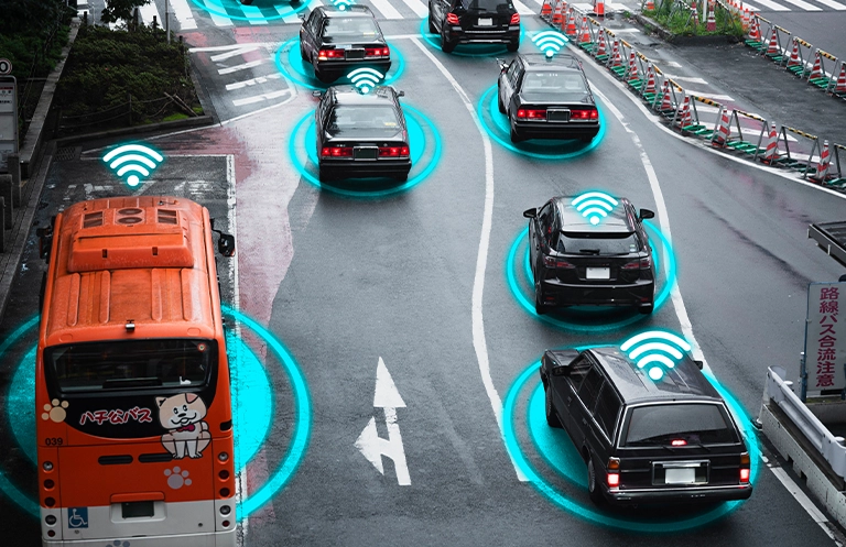 Vehicle-to-Vehicle Communication: Let the car message while driving, not you!