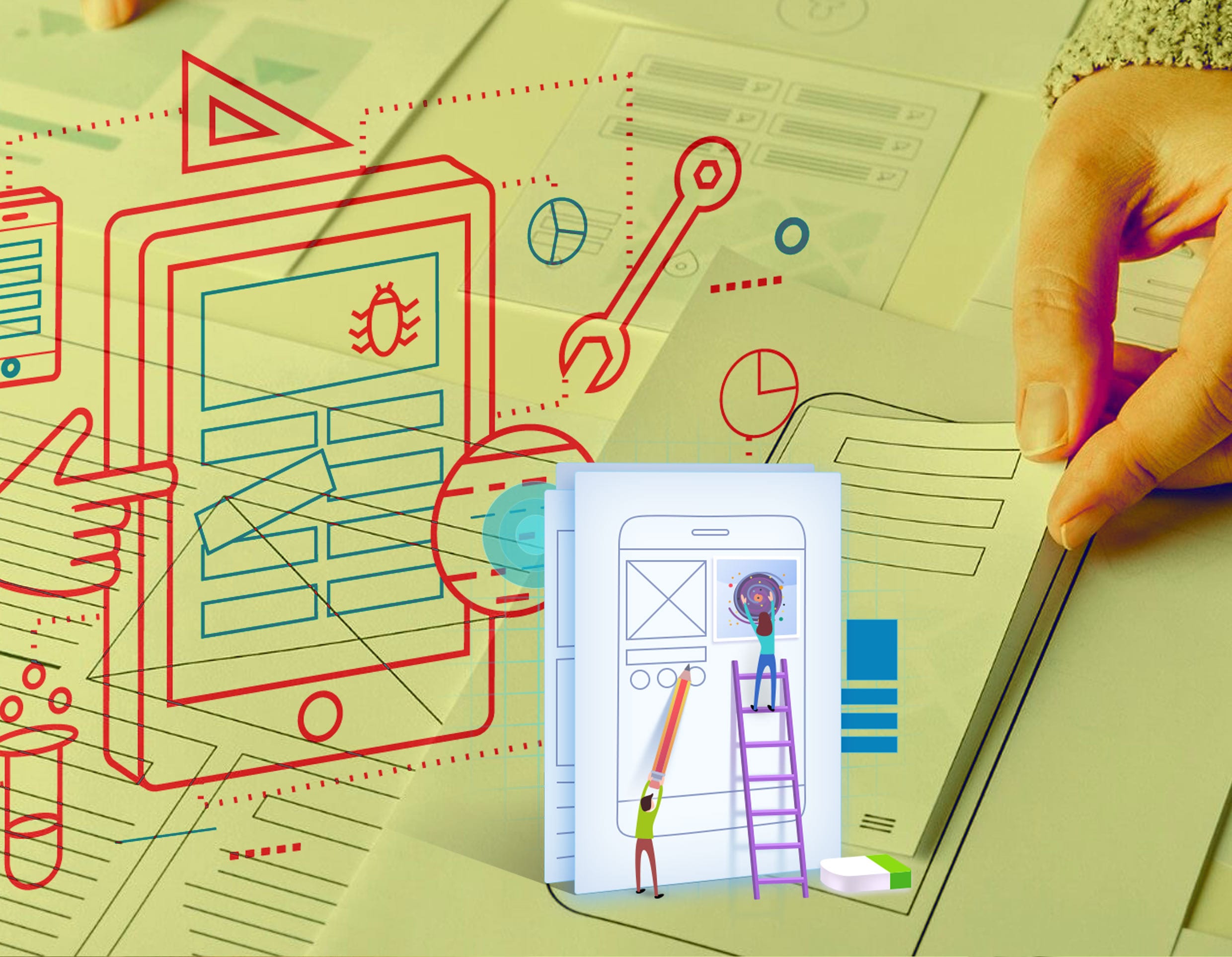 ux design and development for application in rugged environment