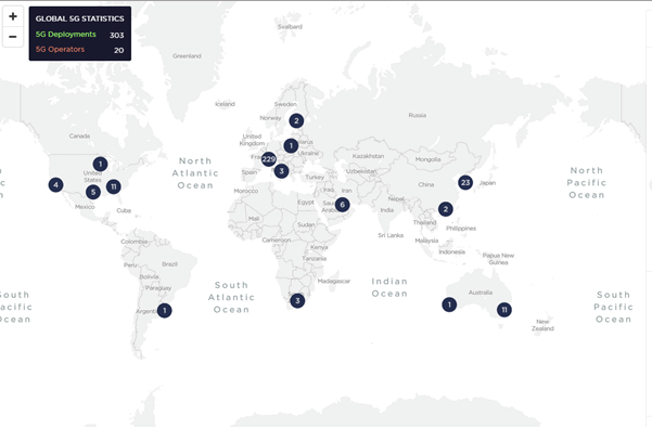 Ookla 5G map May 2019 Ookla 5G map May 2019