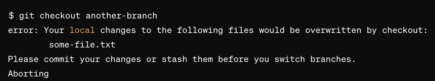 git checkout