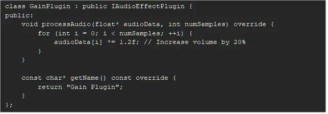 The Plugin Itself