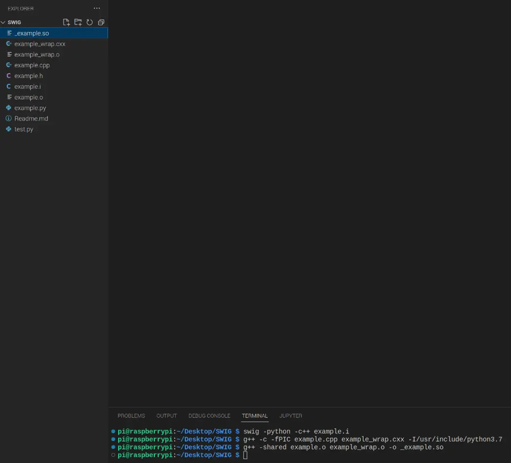 Generate shared library