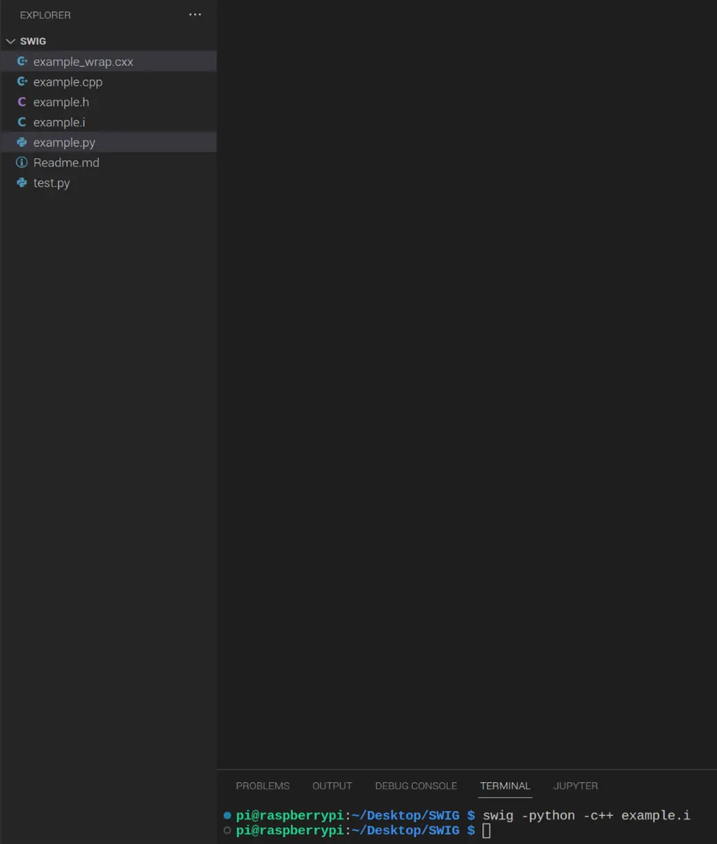 Generate the wrapper code