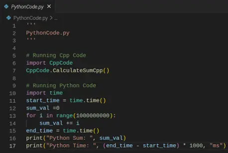 Use the generated python module in your python code