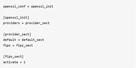 OpenSSL configuration