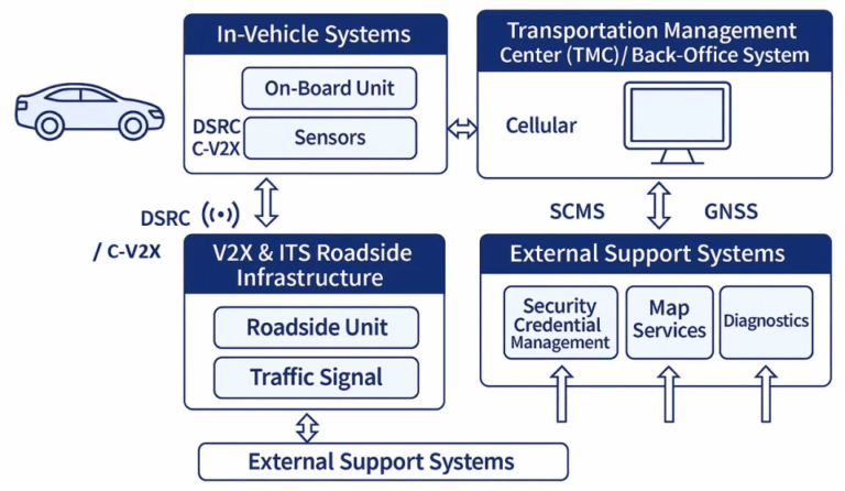 V2X: From PHY to Safety, Efficiency & Sustainability