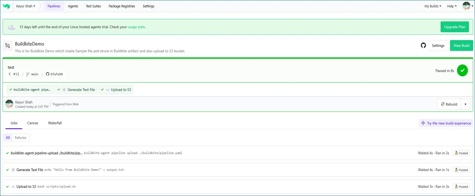 Pipelines can be triggered
