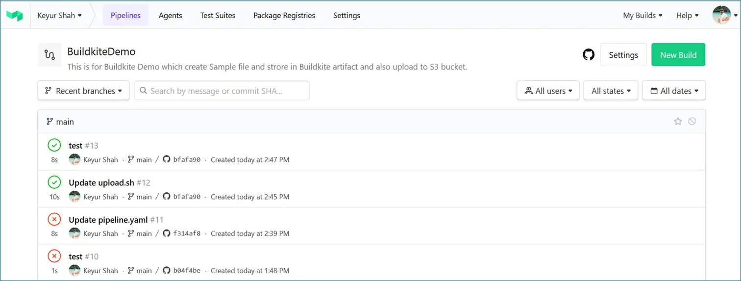 Pipelines can be triggered