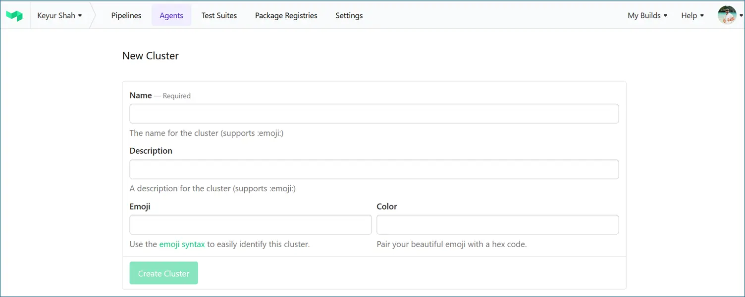 Setup Agents and Cluster