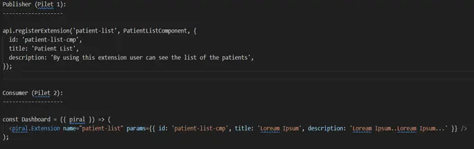 Micro-frontend Architecture using Piral.IO and ReactJS Communication between Pilets