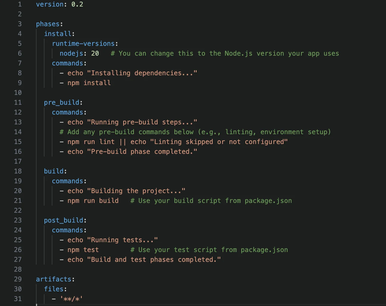 Implement CI/CD with AWS CodePipeline & CodeBuild Create a CodeBuild Project