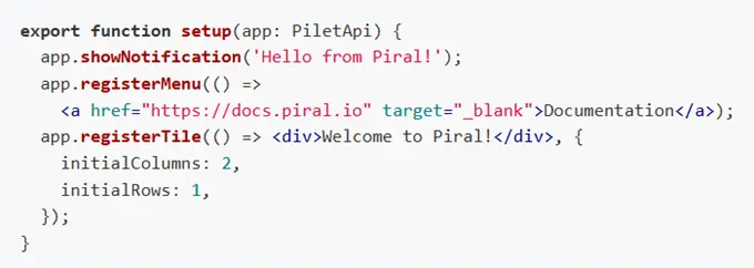 Micro-frontend Architecture using Piral.IO and ReactJS Using Piral functions in Pilet (1)