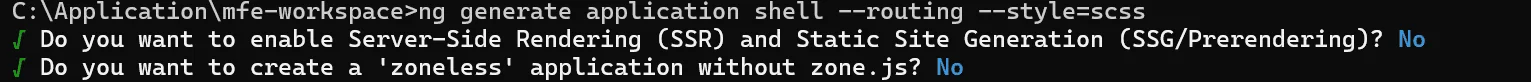 Create the Shell (Host) app