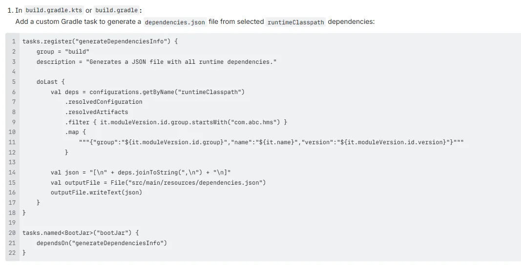 Version Endpoint in Spring Boot