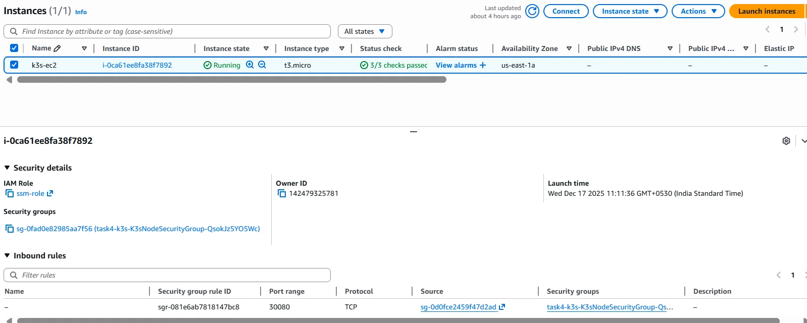 EKS-like Kubernetes platform Stack 2 – Private EC2 Running K3s