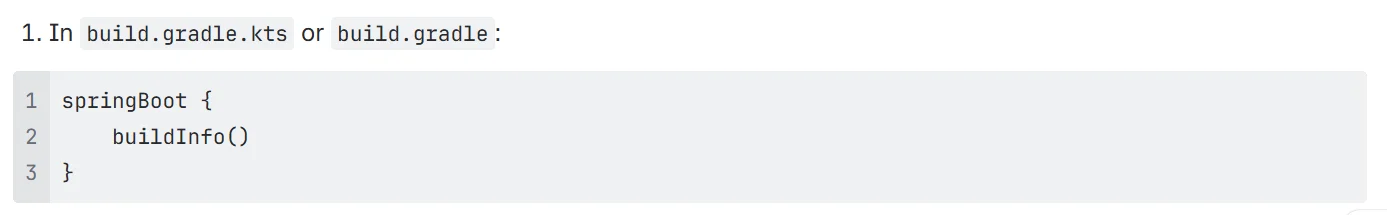 Version Endpoint in Spring Boot