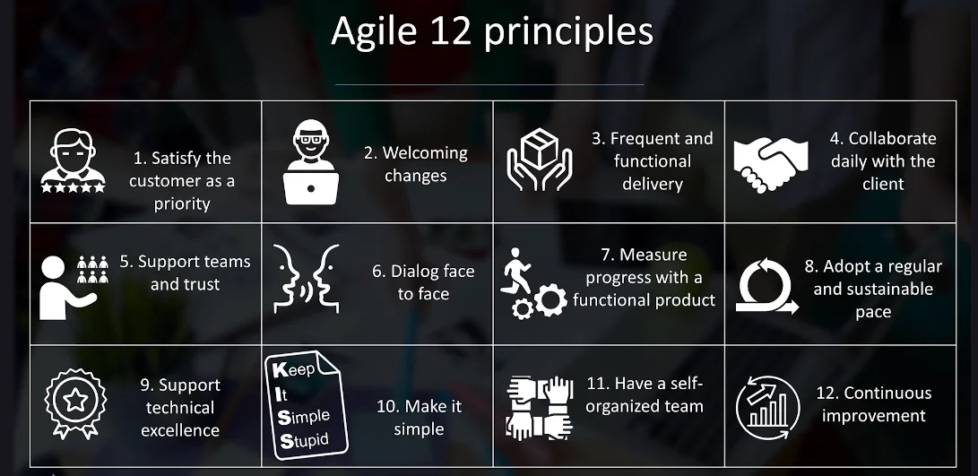 agile methodologies Agile 12 Principal