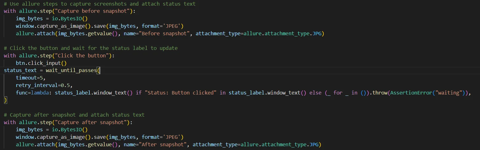 UI Automation with PyWinAuto and Allure Reports UI Automation with PyWinAuto and Allure Reports