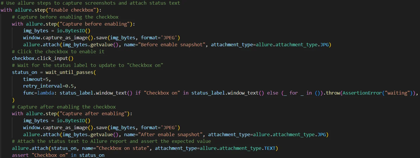 UI Automation with PyWinAuto and Allure Reports UI Automation with PyWinAuto and Allure Reports