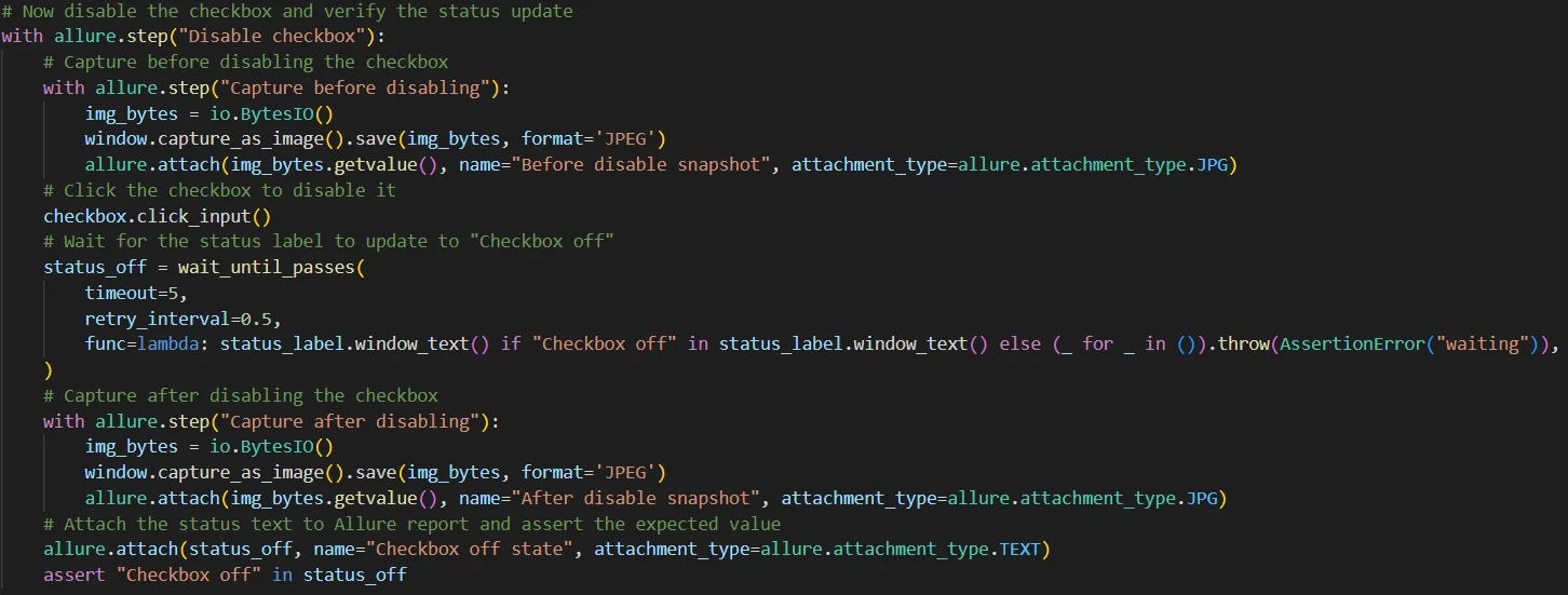 UI Automation with PyWinAuto and Allure Reports UI Automation with PyWinAuto and Allure Reports